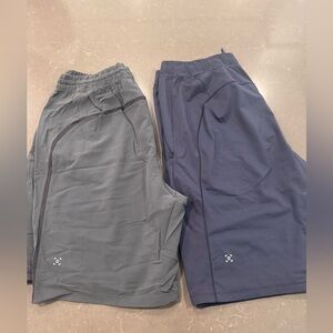 Men’s Lululemon workout shorts, 2 pairs!